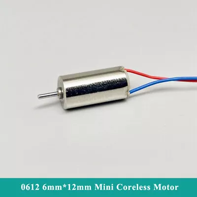 0612 6mm*12mm Mini Coreless Motor DC 3.7V 45000RPM High Speed RC Drone Engine • $0.99