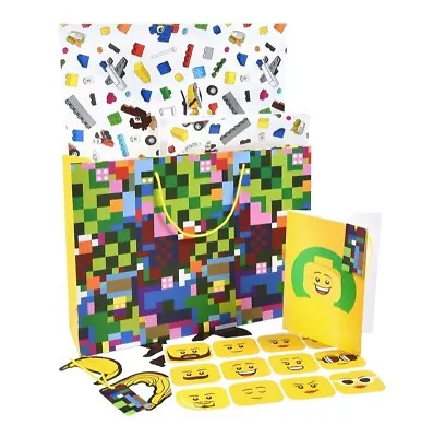 LEGO VIP Exclusive Large Gift Bag And Wrapping Paper Set 5006008 New Sealed • $20