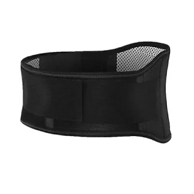 Back Support Brace Belt Lumbar Lower Waist Magnetic Padded Trimmer Pain Relief • $8.99