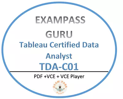 TDA-C01 Tableau Certified Data Analyst PDFVCE APRIL Updated! 100QA • $4