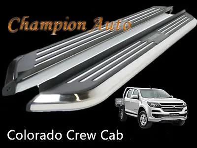 $369 • Buy Holden RG Colorado Crew Cab Double Cab Side Steps Running Boards 2012-2020 CMP94