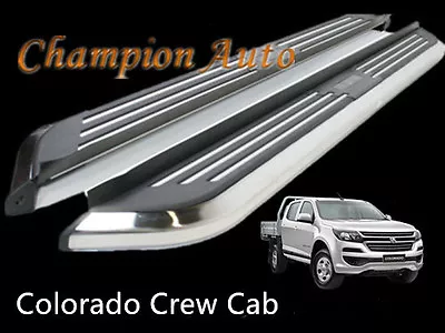 Holden RG Colorado Crew Cab Double Cab Side Steps Running Boards 2012-2020 CMP94 • $364.20