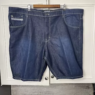 Ecko Unltd Shorts Mens 48 Blue Denim Relaxed Jeans Baggy Street Wear Rhino Y2K • $15