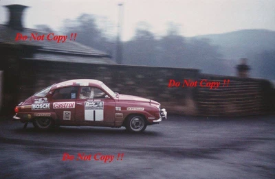 £4 • Buy Stig Blomqvist & Arne Hertz Saab 96 V4 RAC Rally 1972 Photograph 1