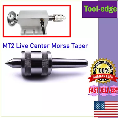 MT2 Live Center Morse Taper Precision 0.0002'' CNC Long Spindle Lathe Tool 2MT • $24.79