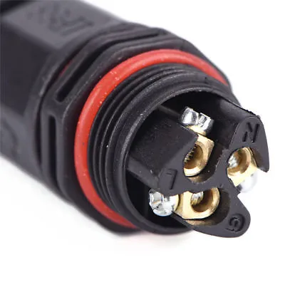 2 / 3 Pole Core Joint Outdoor IP67 Waterproof Electrical Cable Wire Connector UK • £14.49