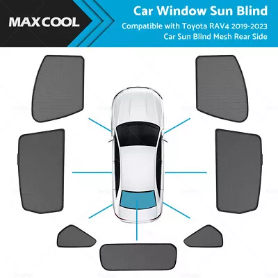 Window Sun Shade Suitable ForToyota RAV4 2019-2023 Car Sun Blind Mesh Rear Side • $18.95