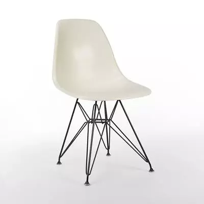 Herman Miller Eames Chair Brilliant White Original DSR Side Shell • £275