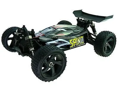 Buggy Spino Off-Road Engine Electrical RC-370 Radio 2.4GHZ 1/18 Rtr 4WD HIMOTO • £86.33