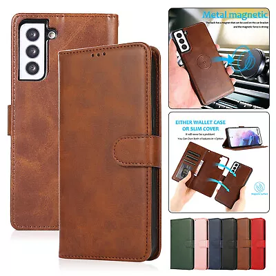 $16.46 • Buy For Samsung S23 S22 Ultra S21+ S20 FE Note 20 S10 Leather Detachable Wallet Case