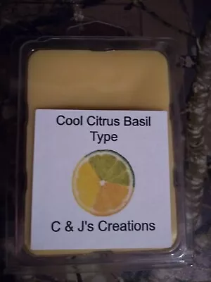 Cool Citrus Basil [type] Triple Scented Homemade Wax Melts ***Free Shipping*** • $6