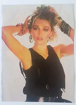 MADONNA Magazine Pin-up Pull-out Poster 1 Page Australian Vintage 1984 • $9.79