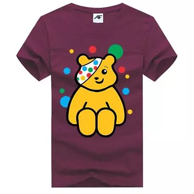 £9.97 • Buy Children In Need Logo Printed Ladies T-Shirts Short Sleeve Novelty Kids Wear