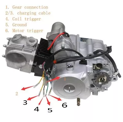 125cc 4-stroke W/Reverse Engine Motor Single-cylinder For Four Wheeler DuneBuggy • $389.31
