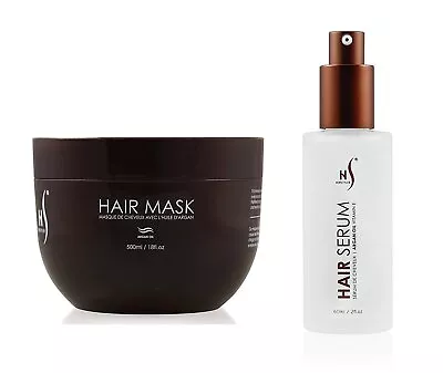 $34.99 • Buy Hair Mask And Argan Oil Hair Serum Set | Deep Conditioning Mask For Soft Hair