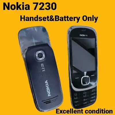 Nokia Slide 7230 Used In Excellent Condition - Graphite (Unlocked) Mobile Phone • £24.99