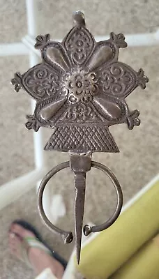 Morocco Maroc Antique Berber Silver Fibula Fibule Tribal Jewelry Brooch Pin 5.5  • $75