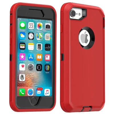 Case For IPhone SE 2022 /SE 2020 6 7 8 Plus Heavy Duty Shockproof Rugged Cover • $11.99