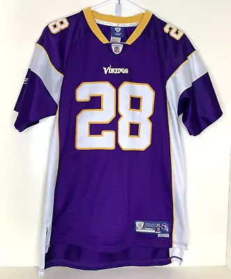 Minnesota Vikings Youth XL 18-20 Jersey Football Peterson 28 Reebok NFL Stitched • $16.59