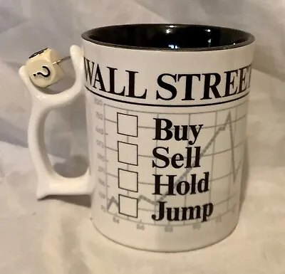 Spinners Department 56 Mug Wall Street Buy Sell Hold Jump • $12.99