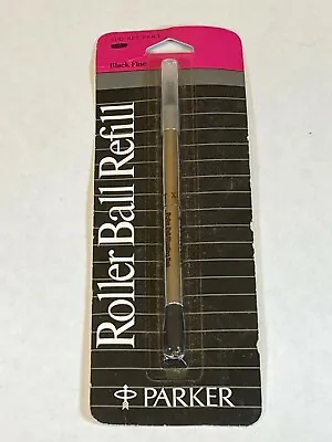 Parker Pen Roller Ball Refill Black Fine Point 30215 AS IS Vintage Old Package • $9.99