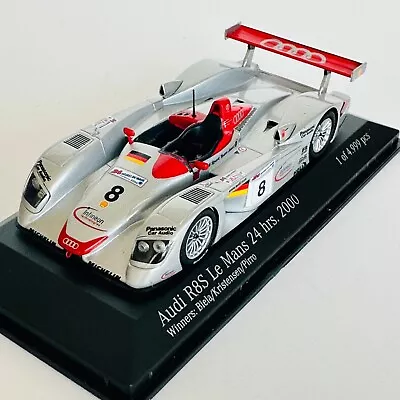 Minichamps 1/43 Audi R8S Winner Le Mans 2000 Team Joest Biel-Kristensen-Pirro • $25.95