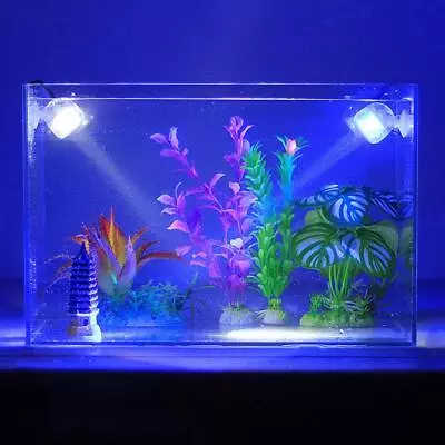 1W Mini Waterproof Aquarium LED Light Fish Tank Underwater Lighting Lamp • $19.35