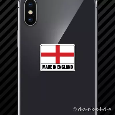 (2x) Made In England Cell Phone Sticker Mobile English GBR GB • $3.99