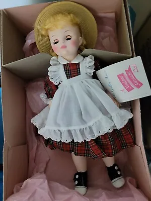 VTG MADAME ALEXANDER  McGUFFEY ANA DOLL - BlondBlueALL ORIGINAL - WITH BOX 1525 • $105.99