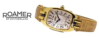 Roamer Watch Dreamline Bijoux Swiss Made Sapphire Glass Stainless 681953 Tonneau • $280.68