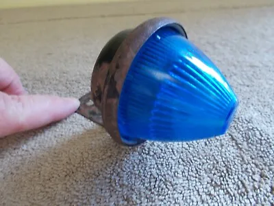 Vintage Auto Lamp 666 Bue Plastic Bullet Beehive Marker Light ~ For Parts ~~ • $67.45