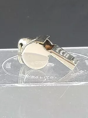 VINTAGE The ACME THUNDERER Whistle Made In ENGLAND Cork Silver Tone LOUD! • $14.54