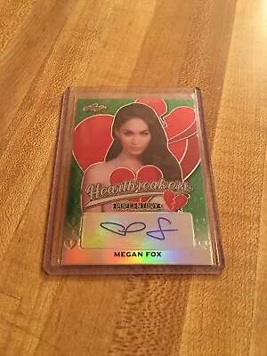 2021 Leaf Pop Century Megan Fox Heartbreakers Green Auto 6/7 Autograph Tmnt • $109.99