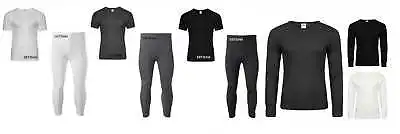 Men Thermal Full Set Single Top Trouser Base Layer T Shirt Full Sleeve Long John • £8.99