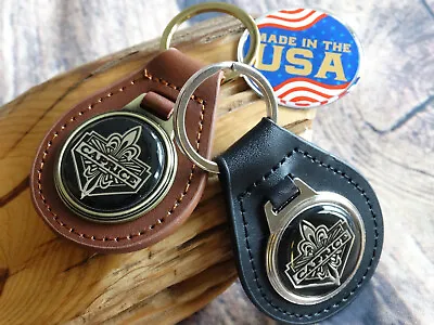 NEW RARE VINTAGE 1970s CHEVY CAPRICE Leather Key Chain Ring Fob NOS • $19.99