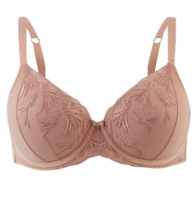 Ex M&S Autograph Padded Underwired Full Cup Bra Nude/Beige Size 32D 34A 34E • £8.99