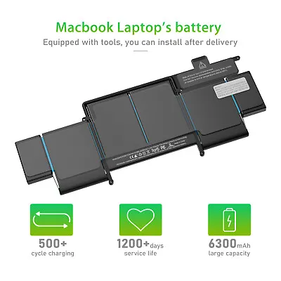 A1582 A1502 Battery For Apple MacBook Pro Retina 13 Early 2015 Mid 2014 • $46.99