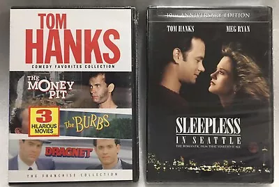 Burbs / Money Pit / Dragnet / Sleepless In Seattle 4-Movie DVD Lot NEW & SEALED • $10.70