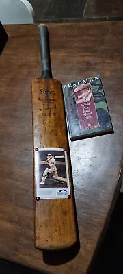 Sir Donald Bradman Cricket Bat  • $2000