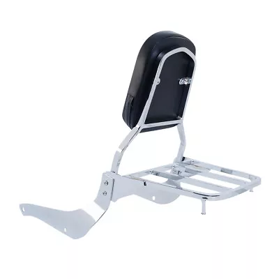 $47.99 • Buy Sissy Bar Back Rest Luggage Rack Fit For Suzuki Intruder/Volusia VL800 2001-2011