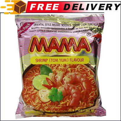 20-Pack Mama Instant Noodle From Thailand Tom Yum Shrimp Spicy Flavor 3.17 Oz • $20.01