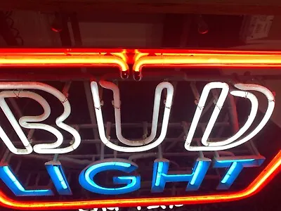 Bud Light On Tap Neon Sign From Mt. Vernon Maker Pickup In Manhattan! • $360