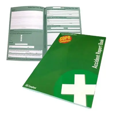 £8.99 • Buy Official A5 Accident Injury Report Book Complies With GDPR & HSE Data Protection
