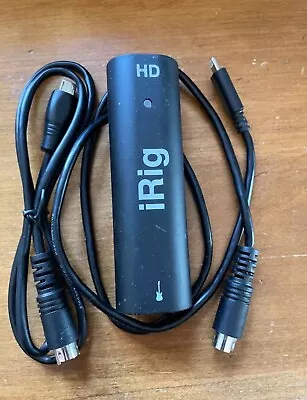 IK Multimedia IRig HD Guitar Interface For IOS And Mac • $12