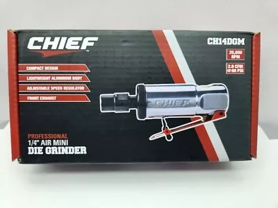 Chief Pneumatic 1/4 In. Professional Mini Die Grinder Lightweight Aluminum Tool • $59.95