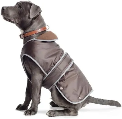 Ancol Muddy Paws All Weather Stormguard Coat . Chocolate. Size X-Large • £14.99