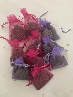 Handmade Lavender Bags-moth Repellent-calming Sleep Aid -cello Packed • £5