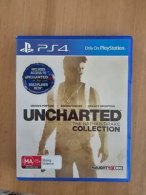  Uncharted  The Nathan Drake Collection! Sony Playstation 4 ! Pre Owned • $14.95