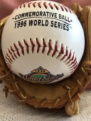 NY YANKEES World Series 1996 Commemorative Baseball With Mini Glove By Photoball • $3.99