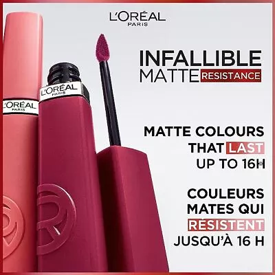 Loreal Paris Infallible Le Matte Resistance 16Hr Liquid Lipstick 0.16oz U PICK • $10.50